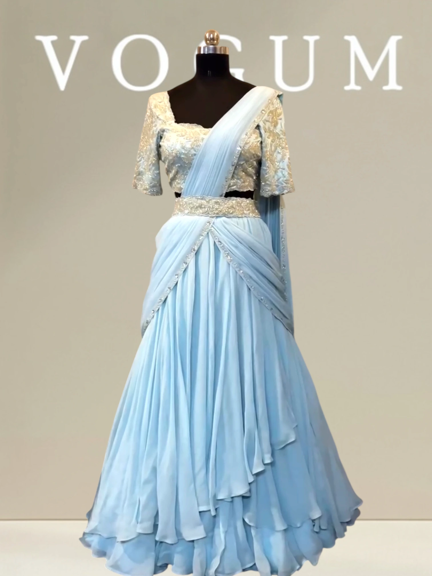 Signature Cutdana Lehenga saree related product