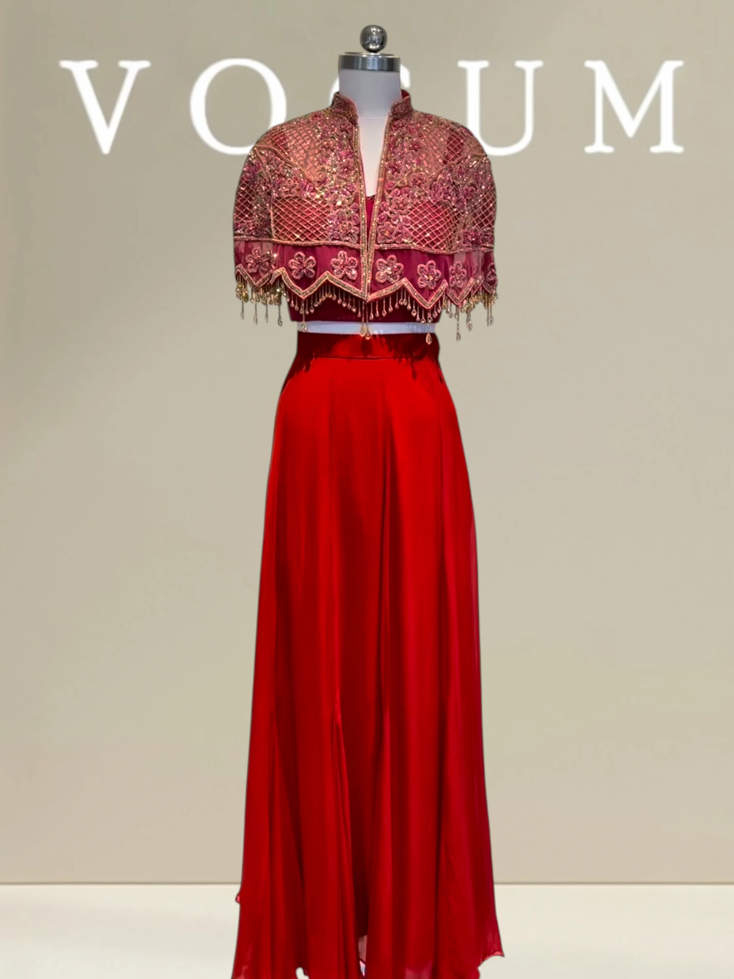 Panel skirt with short cape related product